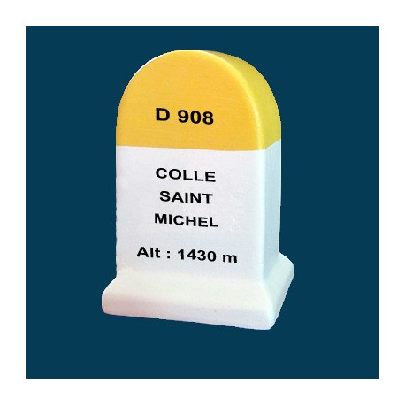  borne souvenir Bornes des Alpes Colle Saint Michel