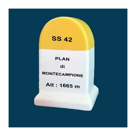  borne souvenir Bornes des Alpes Plan di Montecampione