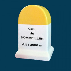  borne souvenir Bornes des Alpes sommeiller