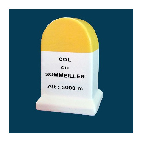  borne souvenir Bornes des Alpes sommeiller