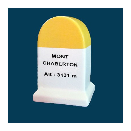  borne souvenir Bornes des Alpes Mont Chaberton