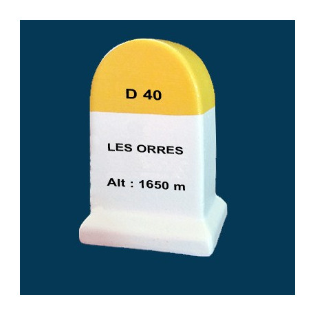  borne souvenir Bornes des Alpes Les Orres