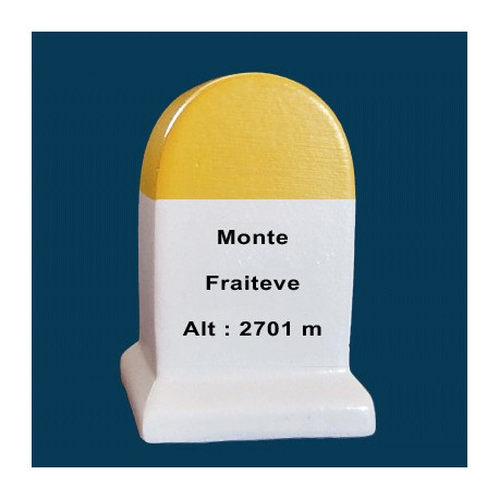  borne souvenir Bornes des Alpes Monte Fraiteve