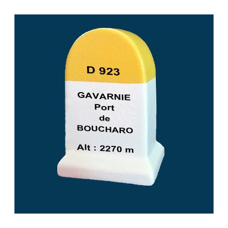  borne souvenir Pyrénées - Gavarnie Port de Boucharo
