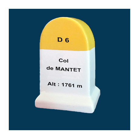  milestone road - Alpes Col de MANTET