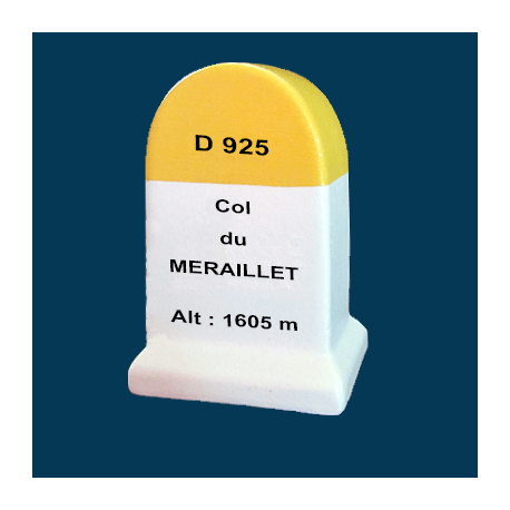  borne souvenir Bornes des Alpes Col du MERAILLET