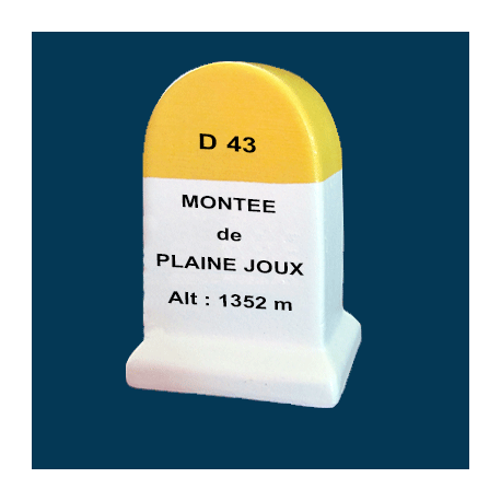  borne souvenir Bornes des Alpes MONTEE de  PLAINE JOUX