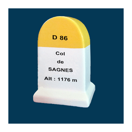  milestone road - Alpes Col de SAGNES