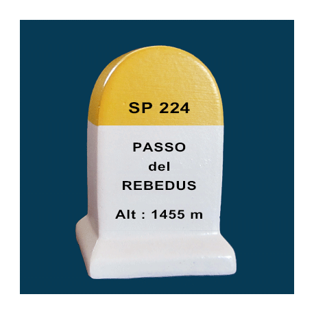  milestone road - ITALIE PASSO del REBEDUS