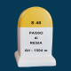  milestone road - ITALIE PASSO di  RESIA