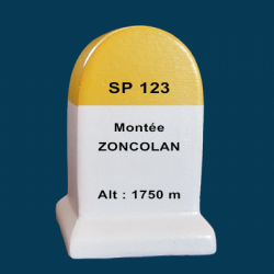  borne souvenir Bornes des Alpes Monte Zoncolan