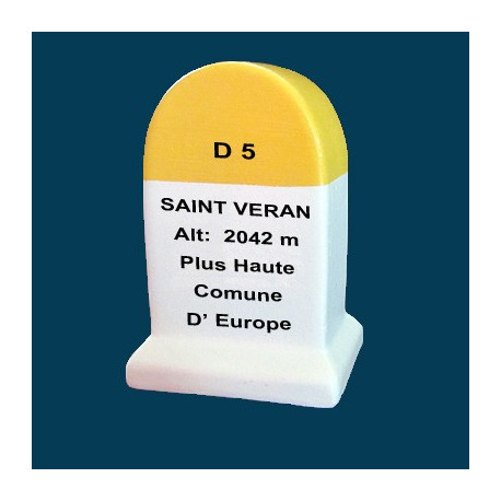  borne souvenir Bornes des Alpes Saint veran