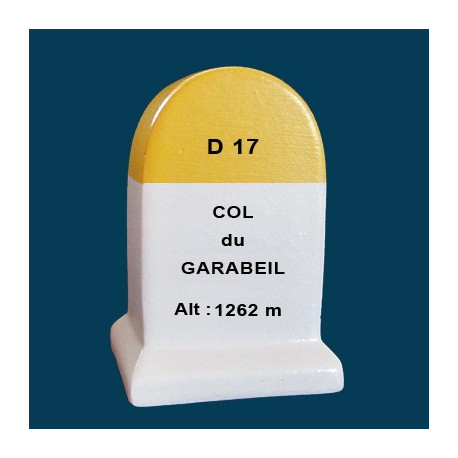  borne souvenir Pyrénées - Col du Garabeil