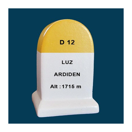  borne souvenir Pyrénées - Luz Ardiden