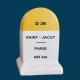  milestone road - Bretagne Saint Jacut - Paris